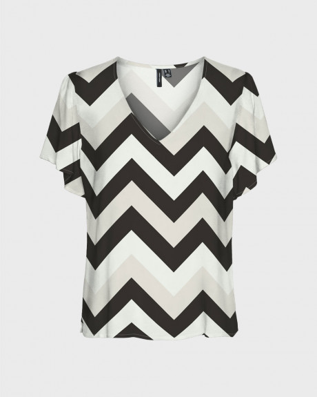 VERO MODA VMEASY JOY ΓΥΝΑΙΚΕΙΑ ΜΠΛΟΥΖΑ V ΛΑΙΜΟΚΟΨΗ - 10307987