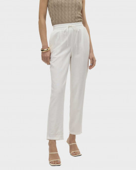 VERO MODA ΓΥΝΑΙKΕΙΟ ΛΙΝΟ ΠΑΝΤΕΛΟΝΙ  - 10279691 - ΑΣΠΡΟ