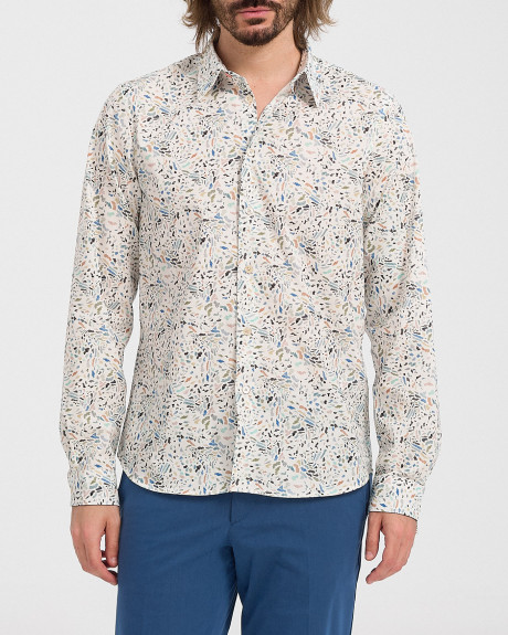 PAUL SMITH JACARANDA PRINT MEN'S SHIRT - M2R-149T-P22317
