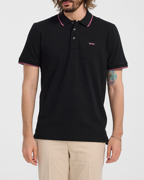 BOSS PARLAY ΑΝΔΡΙΚΗ ΚΟΝΤΟΜΑΝΙΚΗ ΜΠΛΟΥΖΑ ΠΟΛΟ - 50494697