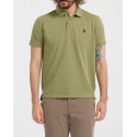 U.S POLO ASSN. ΑΝΔΡΙΚΗ ΚΟΝΤΟΜΑΝΙΚΗ ΜΠΛΟΥΖΑ ΠΟΛΟ - US41197001 - ΚΕΡΑΜΙΔΙ