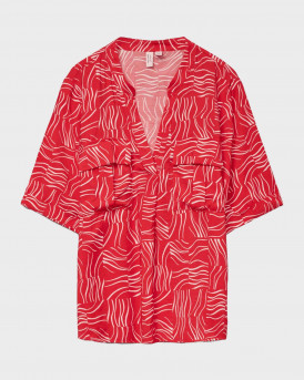 VERO MODA ΓΥΝΑΙΚΕΙΟ ΚΟΝΤΟΜΑΝΙΚΟ ΠΟΥΚΑΜΙΣΟ - 10328047 - ΚΟΚΚΙΝΟ