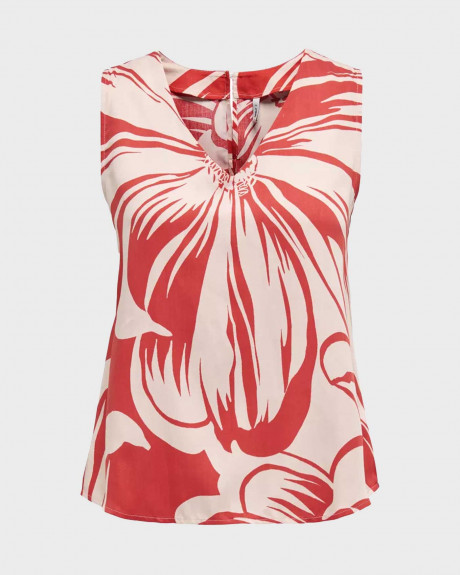 ONLY ΓΥΝΑΙΚΕΙΟ ΑΜΑΝΙΚΟ ΦΛΟΡΑΛ ΤΟΠ - 15347475