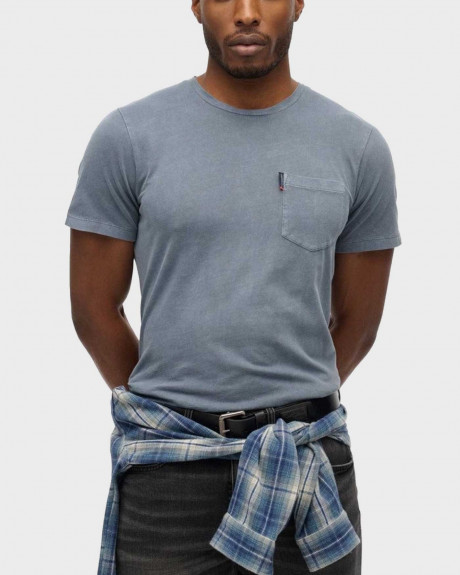 SUPERDRY D2 OVIN CLASSIC ESSENTIAL POCKET TEE ΑΝΔΡΙΚΗ ΚΟΝΤΟΜΑΝΙΚΗ ΜΠΛΟΥΖΑ - M1012206A