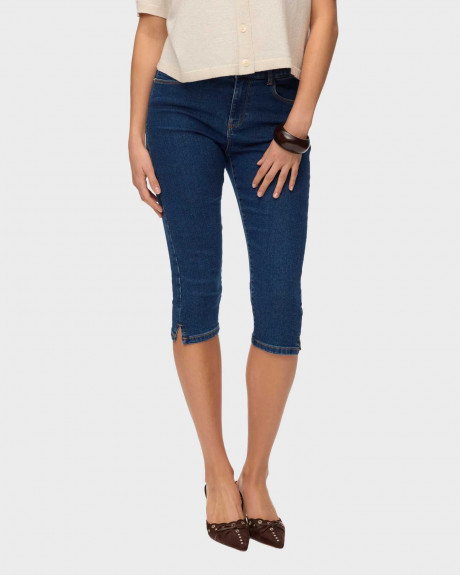 VERO MODA ΓΥΝΑΙΚΕΙΟ ΕΦΑΡΜΟΣΤΟ ΤΖΙΝ ΠΑΝΤΕΛΟΝΙ ΚΑΠΡΙ - 10322616