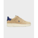 POLO RALPH LAUREN MASTRES COURT ΑΝΔΡΙΚΑ ΔΕΡΜΑΤΙΝΑ SUEDE SNEAKERS - 809965086003 - ΜΠΕΖ