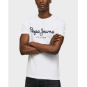 PEPE JEANS STRETCH  MEN'S T-SHIRT - PM508210 - WHITE