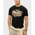 SUPERDRY VINTAGE LOGO TOKYO MEN'S T-SHIRT - M1012111A - BLACK