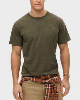 SUPERDRY ESSENTIALS ΑΝΔΡΙΚΗ ΚΟΝΤΟΜΑΝΙΚΗ ΜΠΛΟΥΖΑ - M1012208A - ΧΑΚΙ