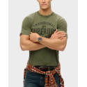 SUPERDRY M D2 OVIN MACHINED GOODS WORKWEAR MEN'S T-SHIRT - M1012204A - ECRU