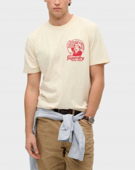 SUPERDRY TRADE TOOLS ΑΝΔΡΙΚΗ ΚΟΝΤΟΜΑΝΙΚΗ ΜΠΛΟΥΖΑ - Μ1012113Α - ΕΚΡΟΥ