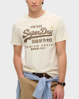 SUPERDRY VL WORKWEAR ΑΝΔΡΙΚΗ ΚΟΝΤΟΜΑΝΙΚΗ ΜΠΛΟΥΖΑ - Μ1012110Α - ΑΣΠΡΟ