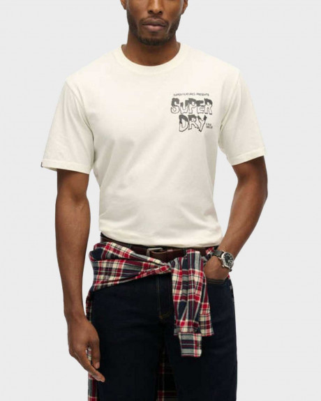 SUPERDRY B-MOVIE GRAPHIC ΑΝΔΡΙΚΗ ΚΟΝΤΟΜΑΝΙΚΗ ΜΠΛΟΥΖΑ - Μ1012124Α