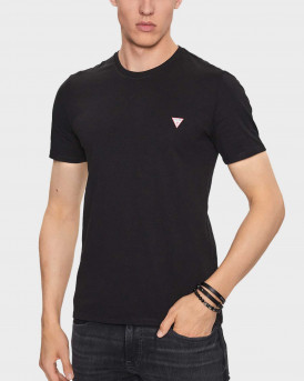 GUESS CORE MEN'S SLIM FIT T-SHIRT - M2YI36I3Z14  - BLACK