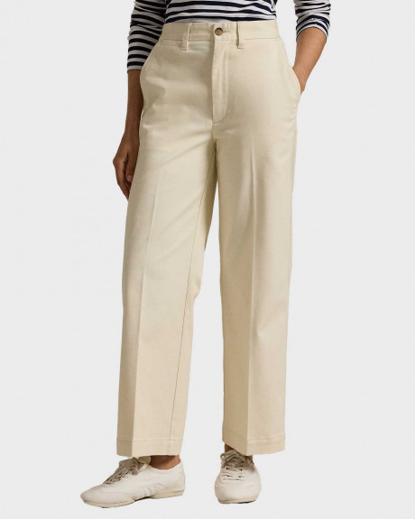 POLO RALPH LAUREN ΓΥΝΑΙΚΕΙΟ CHINO ΠΑΝΤΕΛΟΝΙ WIDE-LEG  - 211873988012