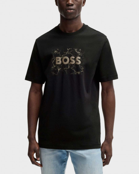 BOSS TE_LOGO ΑΝΔΡΙΚΗ ΚΟΝΤΟΜΑΝΙΚΗ ΜΠΛΟΥΖΑ - 50539186 