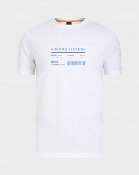 BOSS TE_ATACAMA ΑΝΔΡΙΚΗ ΚΟΝΤΟΜΑΝΙΚΗ ΜΠΛΟΥΖΑ - 50539179  - ΑΣΠΡΟ