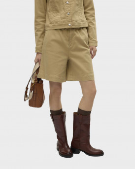 VERO MODA ΓΥΝΑΙΚΕΙΑ ΨΗΛΟΜΕΣΗ CHINO ΒΕΡΜΟΥΔΑ - 10323776 - ΜΠΕΖ