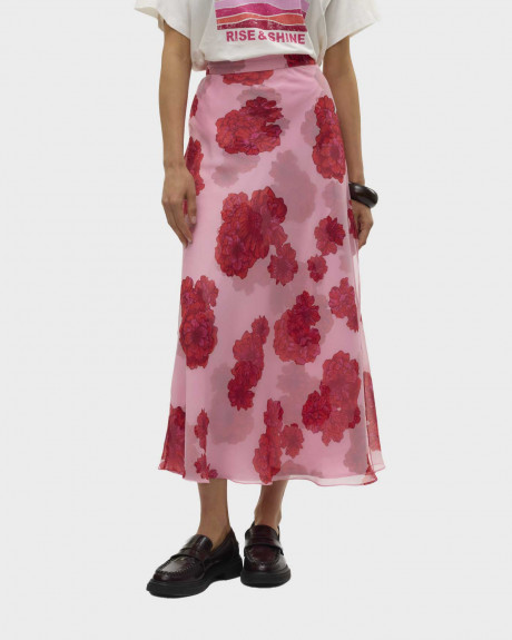 VERO MODA ΓΥΝΑΙΚΕΙΑ ΦΛΟΡΑΛ ΜΑΞΙ ΦΟΥΣΤΑ - 10327966