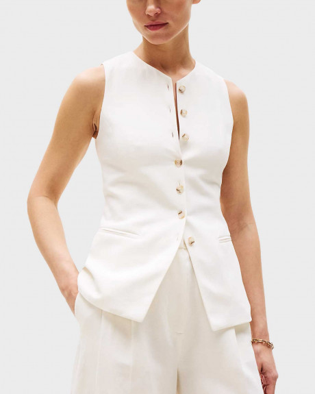 TOMMY HILFIGER ΓΥΝΑΙΚΕΙΟ ΛΙΝΟ ΓΙΛΕΚΟ - WW0WW44752