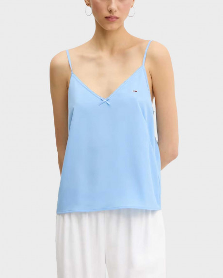 TOMMY JEANS ΓΥΝΑΙΚΕΙΟ ΑΜΑΝΙΚΟ ΤΟΠ - DW0DW20604