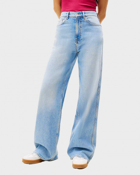 TOMMY JEANS CLAIRE ΓΥΝΑΙΚΕΙΟ ΨΗΛΟΜΕΣΟ ΤΖΙΝ WIDE LEG - DW0DW20583