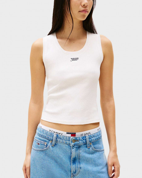 TOMMY JEANS ΓΥΝΑΙΚΕΙΟ ΡΙΜΠ ΤΑΝΚ ΤΟΠ - DW0DW21369