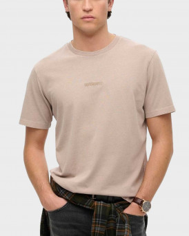 SUPERDRY MICRO LOGO ΑΝΔΡΙΚΗ ΚΟΝΤΟΜΑΝΙΚΗ ΜΠΛΟΥΖΑ - M1012131Α  - ΜΠΕΖ