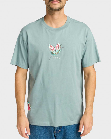 RVCA SCORCHED ΑΝΔΡΙΚΗ ΚΟΝΤΟΜΑΝΙΚΗ ΜΠΛΟΥΖΑ - ΕVYZT00247