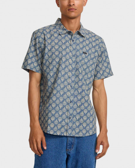 RVCA VACATIONIST ΑΝΔΡΙΚΟ ΚΟΝΤΟΜΑΝΙΚΟ ΠΟΥΚΑΜΙΣΟ - AVYWT00495