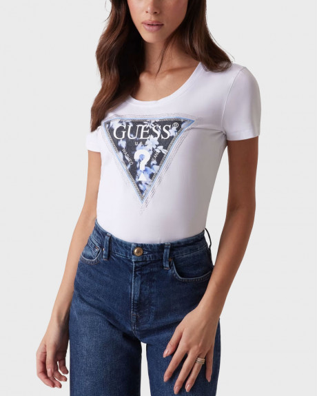 GUESS ΓΥΝΑΙΚΕΙΑ ΚΟΝΤΟΜΑΝΙΚΗ ΜΠΛΟΥΖΑ - W5RI00J1314