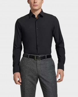 BOSS P-HANK MEN'S SLIM FIT SHIRT - 50503554 - BLACK