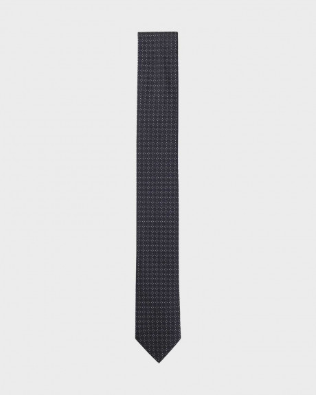 BOSS MEN'S TIE WITH JACQUARD MICRO-PATTERN - 50532087