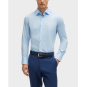 BOSS H-HANK MEN'S SLIM FIT SHIRT - 50469345 - BLUE