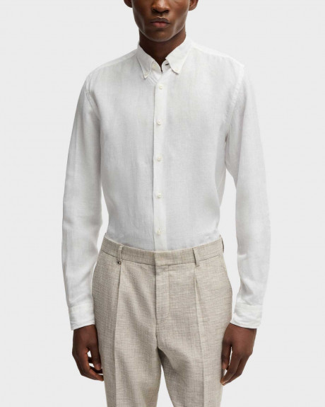 BOSS C-LIAM MEN'S LINEN SHIRT - 50529137
