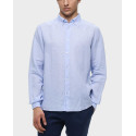 BOSS C-LIAM MEN'S LINEN SHIRT - 50529137 - BLUE