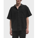 CALVIN KLEIN MEN'S SHORT SLEEVED OVERSHIRT - J30J327273 - BLACK