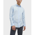 JACK & JONES MEN'S SLIM FIT SHIRT - 12187222 - BLUE