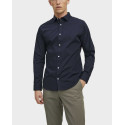 JACK & JONES MEN'S SLIM FIT SHIRT - 12187222 - BLUE