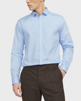 JACK & JONES ΑΝΔΡΙΚΟ ΠΟΥΚΑΜΙΣΟ ΣΤΕΝΗ ΓΡΑΜΜΗ - 12201905 - ΓΑΛΑΖΙΟ