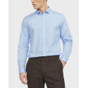 JACK & JONES ΑΝΔΡΙΚΟ ΠΟΥΚΑΜΙΣΟ ΣΤΕΝΗ ΓΡΑΜΜΗ - 12201905 - ΜΠΛΕ