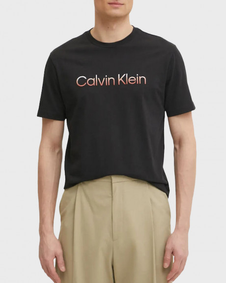 CALVIN KLEIN OMBRE EMBROIDERY ΑΝΔΡΙΚΗ ΚΟΝΤΟΜΑΝΙΚΗ ΜΠΛΟΥΖΑ - K10K114155