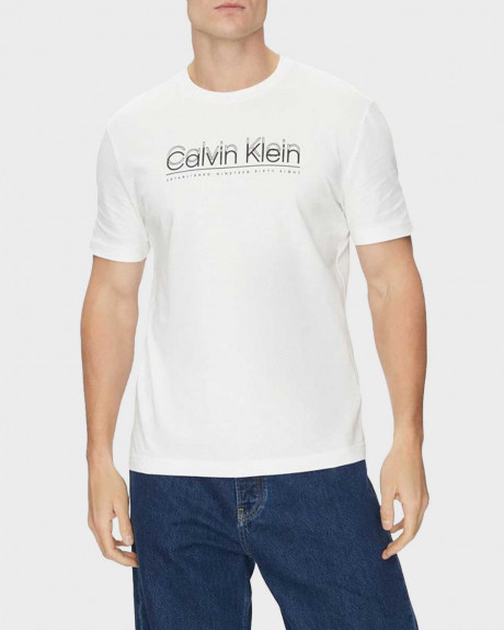 CALVIN KLEIN CP-DOUBLE LOGO ΑΝΔΡΙΚΗ ΚΟΝΤΟΜΑΝΙΚΗ ΜΠΛΟΥΖΑ - K10K114149