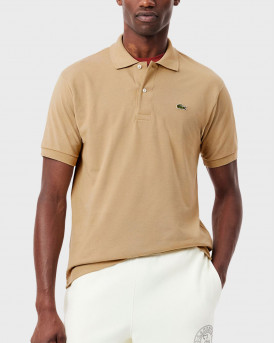 LACOSTE MEN'S POLO SHIRT - L1212 - BEIGE