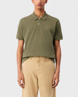 LACOSTE MEN'S POLO SHIRT - L1212 - OLIVE GREEN