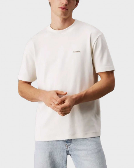 CALVIN KLEIN JEANS STRETCH BADGE ΑΝΔΡΙΚΗ ΚΟΝΤΟΜΑΝΙΚΗ ΜΠΛΟΥΖΑ - J30J327234