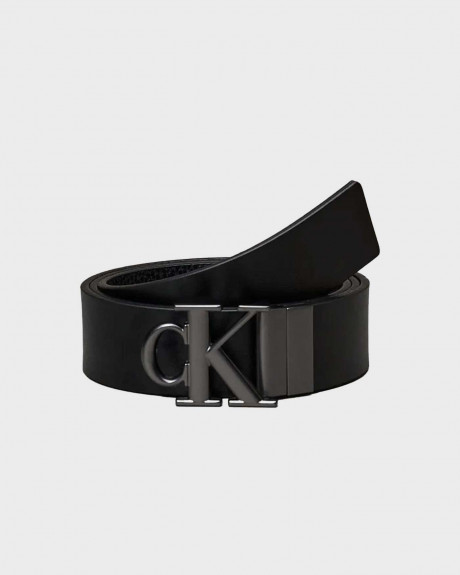 CALVIN KLEIN ΑΝΔΡΙΚΗ ΔΕΡΜΑΤΙΝΗ ΖΩΝΗ 2 ΟΨΕΩΝ - LV04G7002G