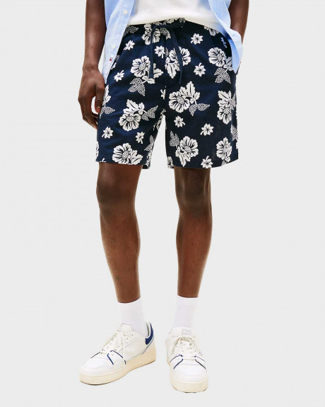 TOMMY JEANS TEXTURED FLORAL PRINT MEN'S SHORTS - DM0DM21947
