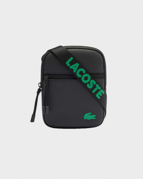 LACOSTE SLIMLINE PIQUE SATCHEL ΑΝΔΡΙΚΟ ΧΙΑΣΤΙ ΤΣΑΝΤΑΚΙ - NH4679TX