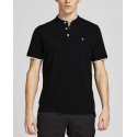 JACK & JONES ΑΝΔΡΙΚΗ ΚΟΝΤΟΜΑΝΙΚΗ ΠΟΛΟ ΜΠΛΟΥΖΑ - 12199711 - ΜΑΥΡΟ